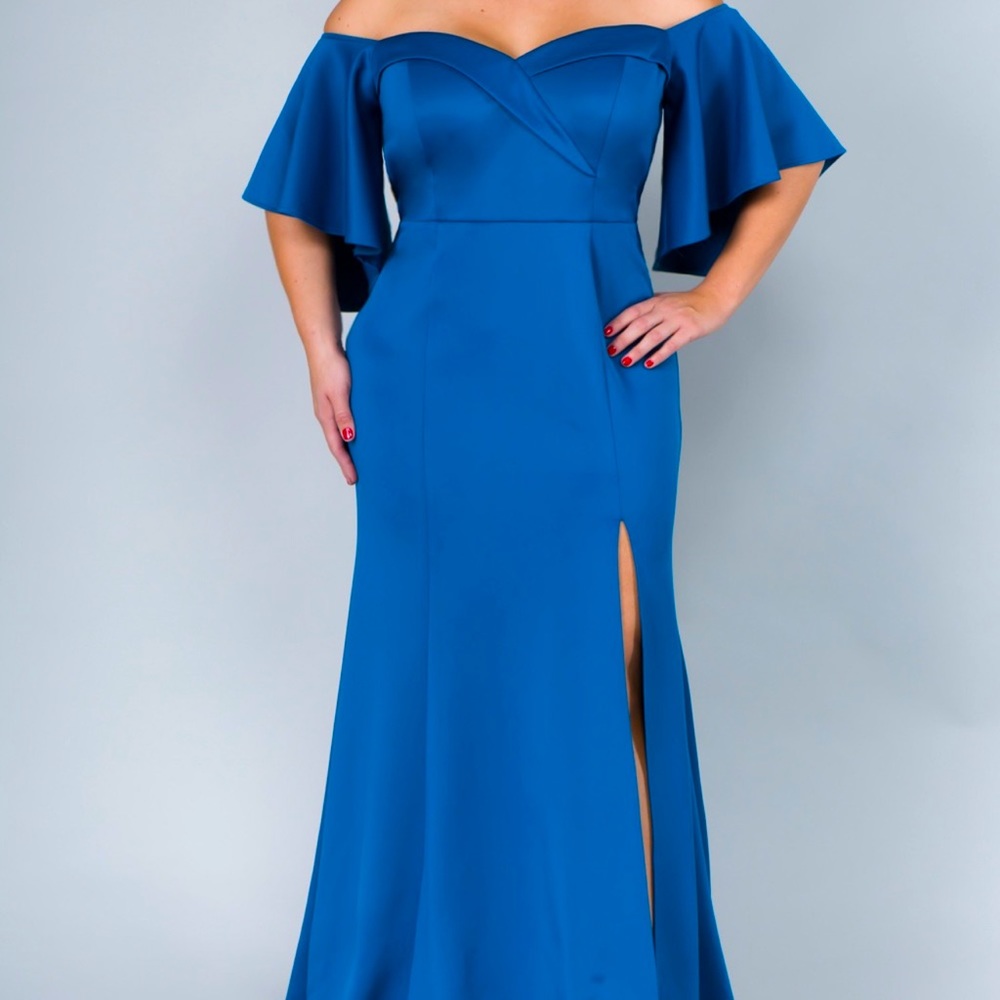 Plus size evening dress